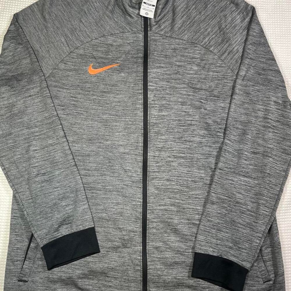 Unisex nike gray heathered zip up